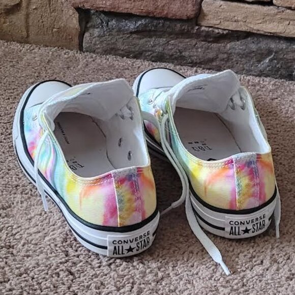 Converse All Star Low Tie Dye Sneakers Pastel - W 7.5 EUR 38 - Picture 2 of 13